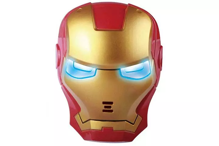 Halo Nation Superhero The Avengers Costume LED Light Eye Mask - Ironman Mask