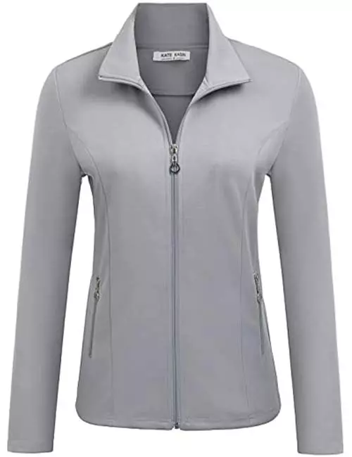 Kate Kasin Women's Stand Collar Sport Jacket