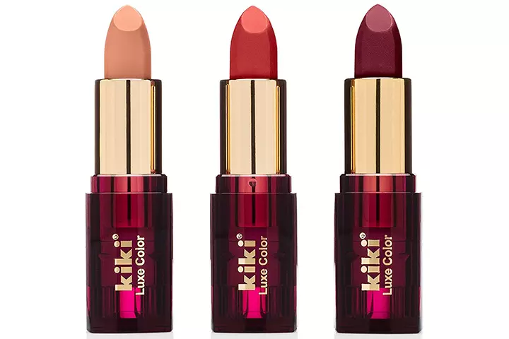 Kiki Luxe Color 3 PCS Matte Lipstick Set In "FAVES"