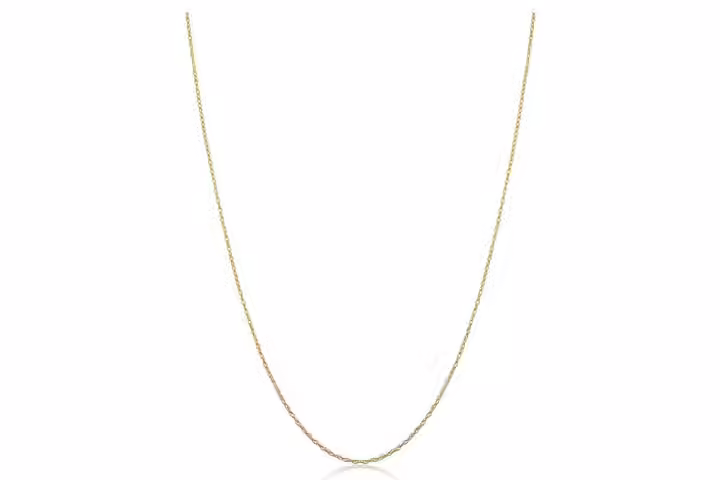 Kool Jewellery Yellow Gold Rope Chain