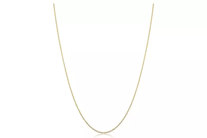 Kool Jewellery Yellow Gold Rope Chain