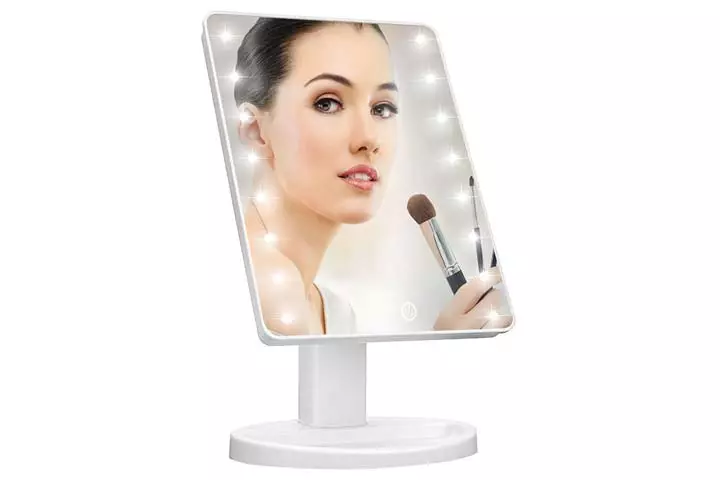 Lighted Vanity Makeup Mirror with lights and touch sensors