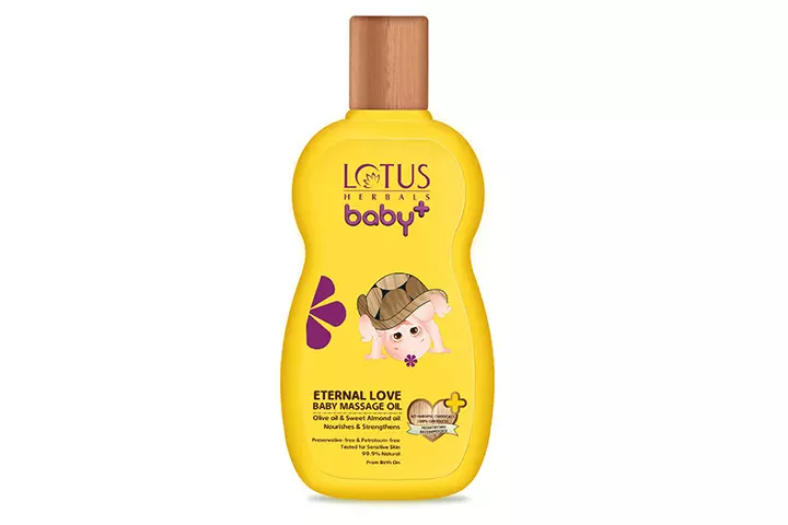 Lotus Herbals baby massage oil