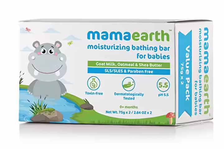 Mamaarth Moisturizing Baby Bathing Soap Bar
