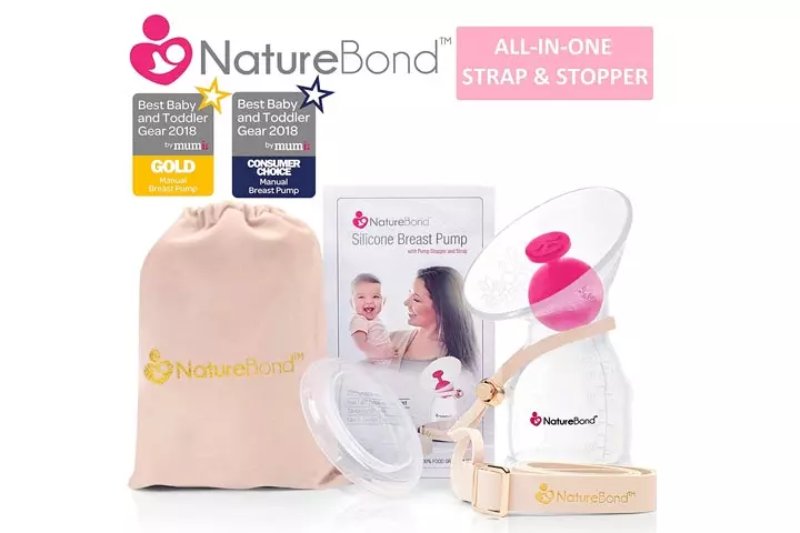 Naturalbond Silicon Breastfeeding Manual Breast Pump