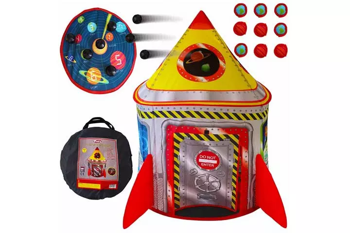 Playz Rocket Ship Play Tent