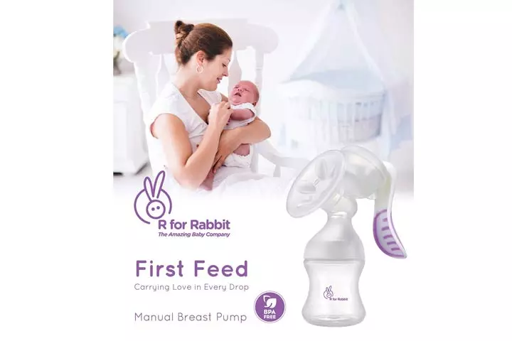 R for rabbit first feed manual breast pump