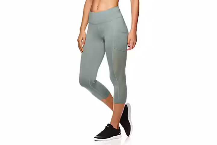 Reebok Womens Printed Capri Leggings