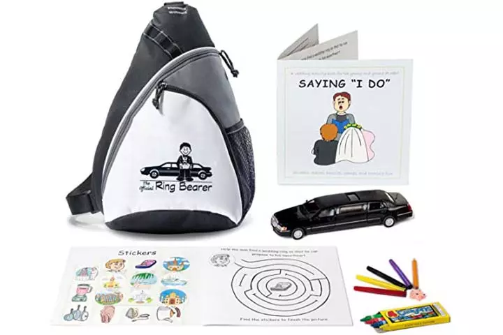 Ring Bearer Wedding Activity Backpack