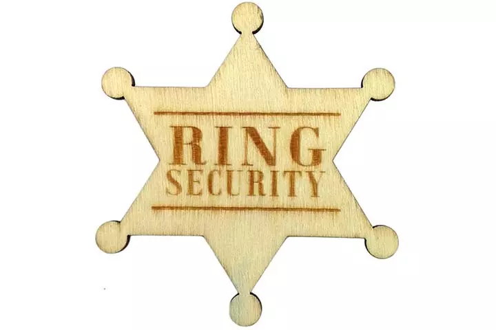 Ring Security Badge Breastpin