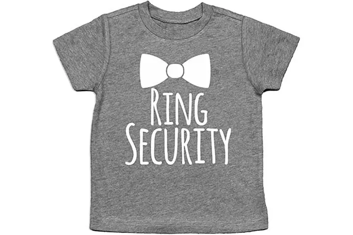 Ring Security Shirt Ring Bearer Shirt