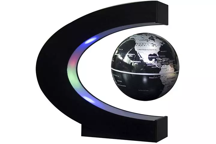 Senders Floating Globe With LED Lights