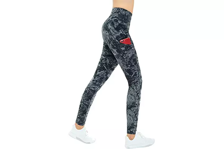 THE GYM PEOPLE Thick High Waist Yoga Pants With Pockets