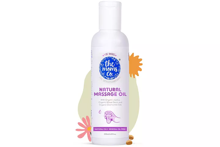 The Moms Co. natural massage oil