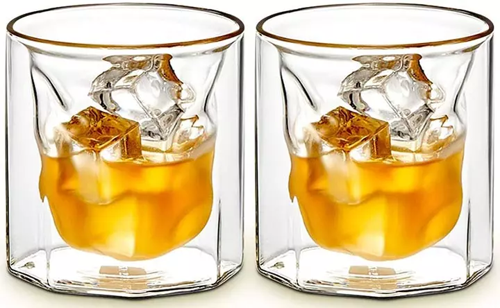 ZENS Hand Blown Bourbon Glass Set Of 2