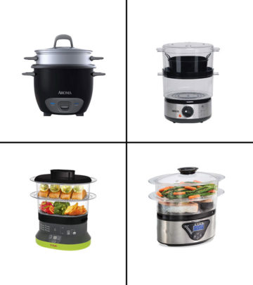 These smart food steamers can conveniently prepare your steamed food and rice together.