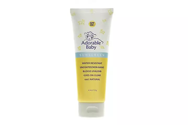  Adorable Baby By Loving Naturals SPF 30 Plus Sunscreen