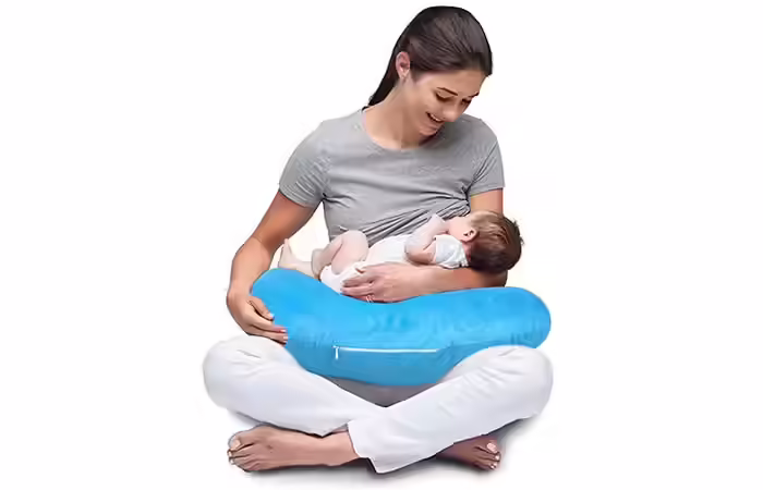 Baby New Born Velvet Portable Breast Feeding Pillow