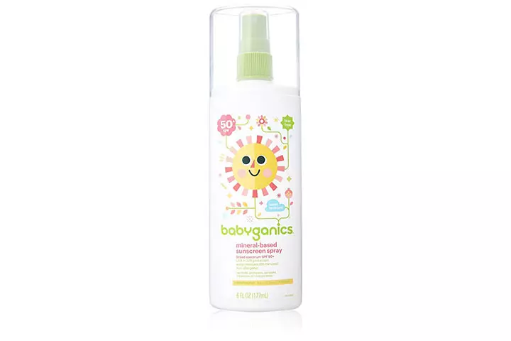 BabyGenix Mineral Based Sunscreen Spray - SPF 50+ Fragrance Free