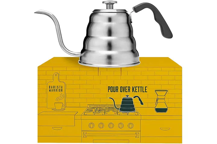 Barista Warrior Pour Over Kettle with Thermometer