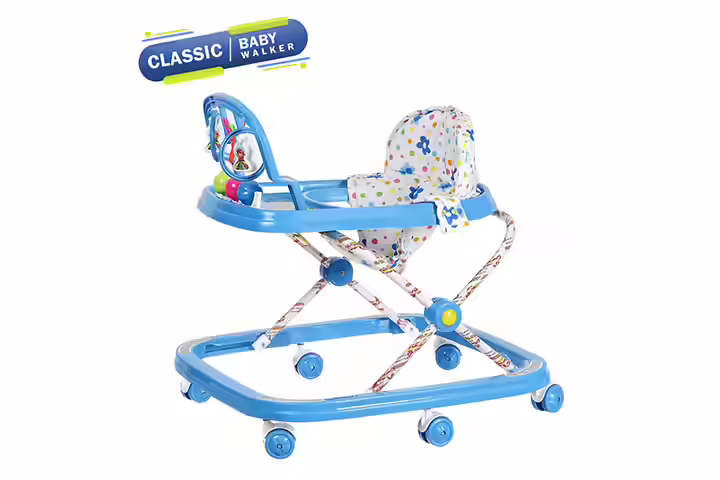 Dash Classic Baby Walker with Rattle and Hanging Toys