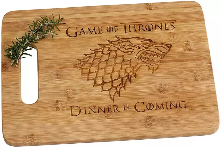 Dinner Is Coming Cutting Board