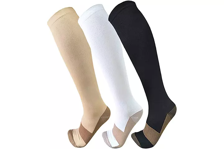 FuelMeFoot Copper Compression Socks