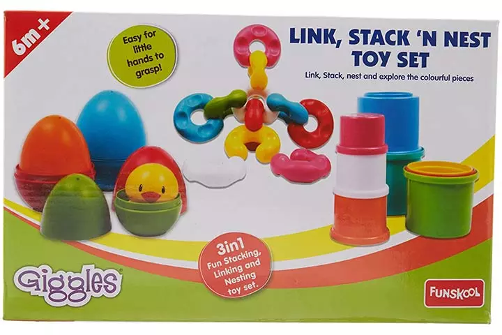 FunSchool Link, Stack and Nest Toy Set