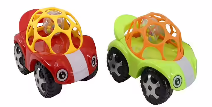 Ginkermain Die-Cast Rattle Play Plastic Self Push Play Racing Car