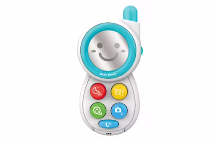 Happsters Smart Baby Musical Mobile Cell Phone Toy With Sound And Light