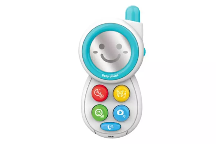 Happsters Smart Baby Musical Mobile Cell Phone Toy With Sound And Light