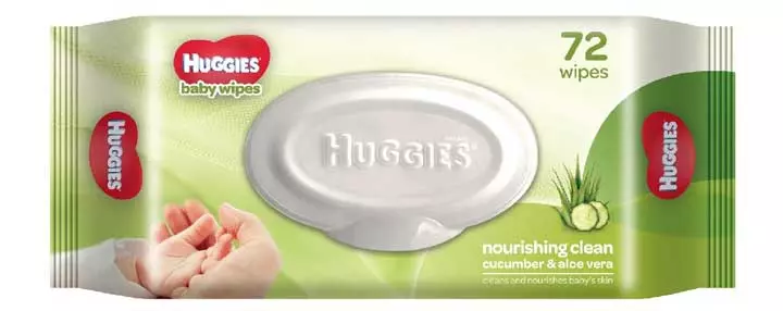 Huggies Kukumbar and Aloe Vera Baby Wipes