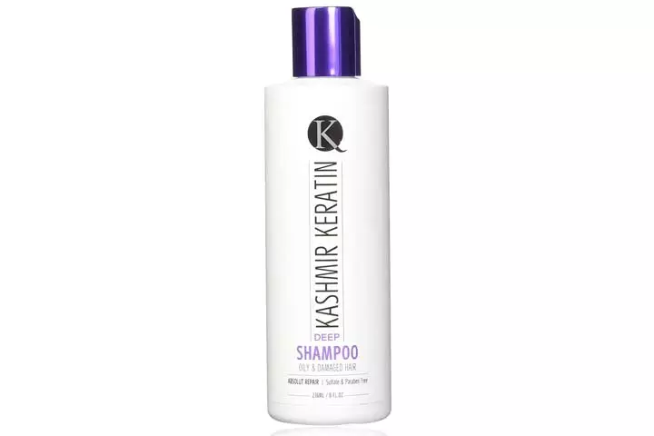 Kashmir Keratin Deep Shampoo For Oily and Damaged Hair