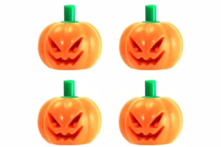 Lego Halloween Jack-O’-Lantern Minifigure