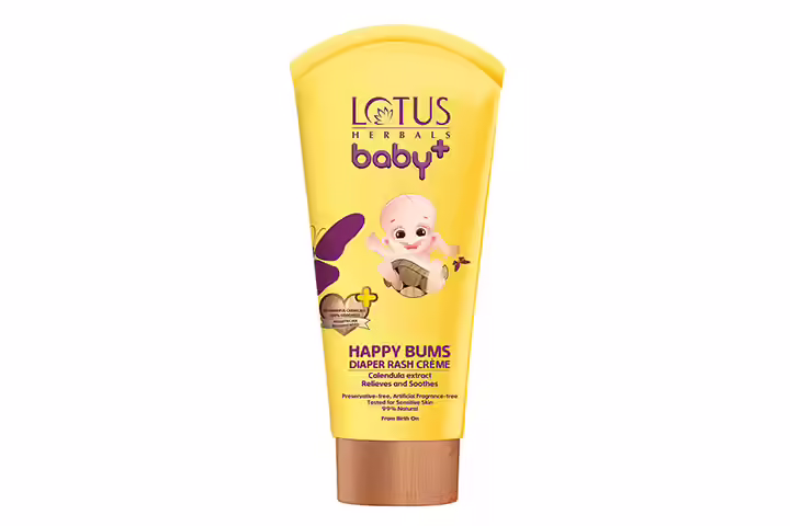 Lotus Herbals Baby + Happy Bums Diaper Rash Cream