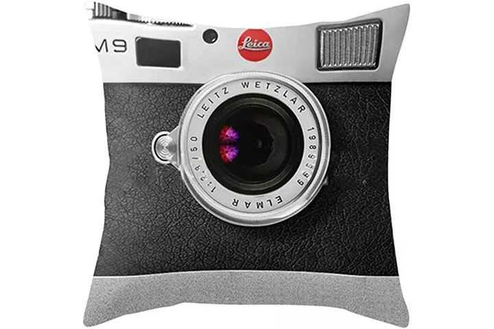 Luxsea Camera Printed Square Pillow Cover