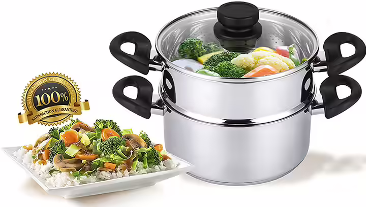 Mockins Stainless Steel Steamer Pot