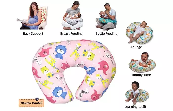 Montu Bunty Nursing Feeding Pillow