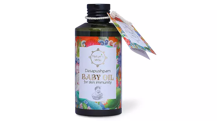 Nature’s Veda Dasapuspam Baby Oil