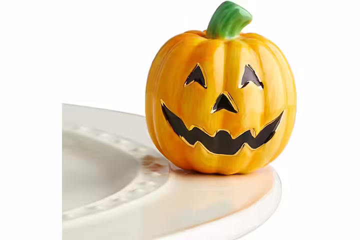 Normal Fleming Hand-painted Mini Carved Jack-O’-Lantern
