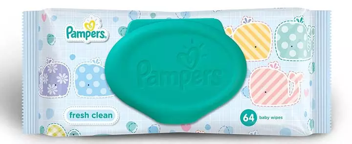 Pampers Fresh Clean Baby Wipes