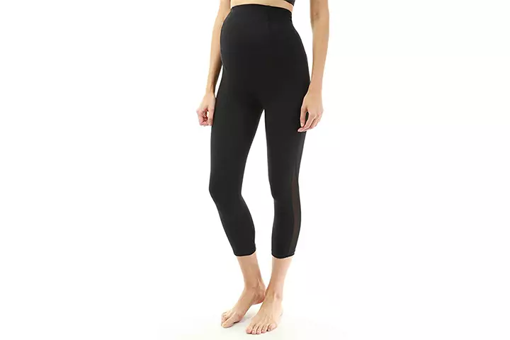 PattyBoutik Mama Shaping Series Maternity Crop Legging Yoga Pants