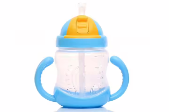 SGD Plastic Unbreakable Soft Straw Sipper Cup