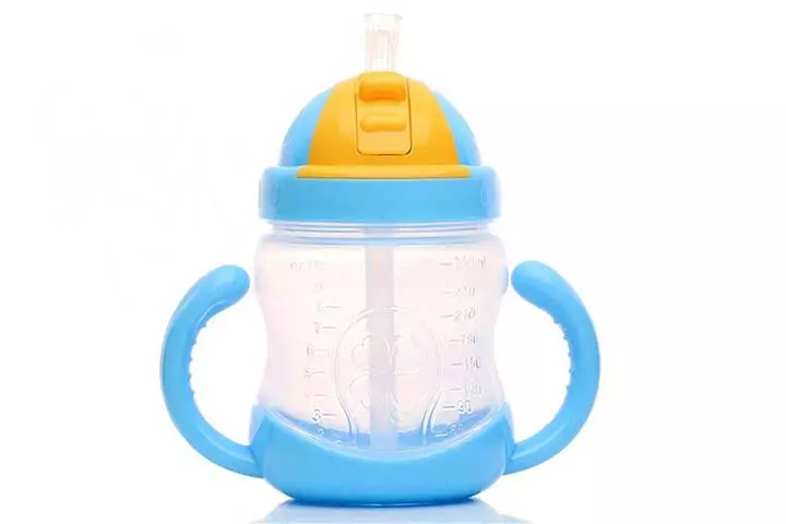  SGD Plastic Unbreakable Soft Straw Sipper Cup