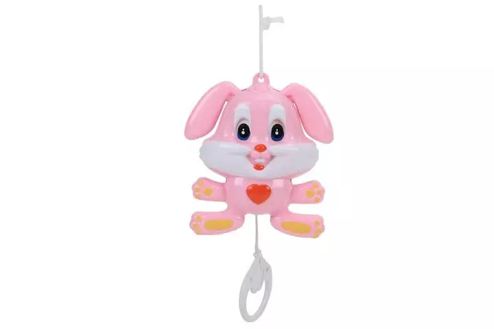 Sajni Cradle Hanger Bell Musical Dancing Rabbit