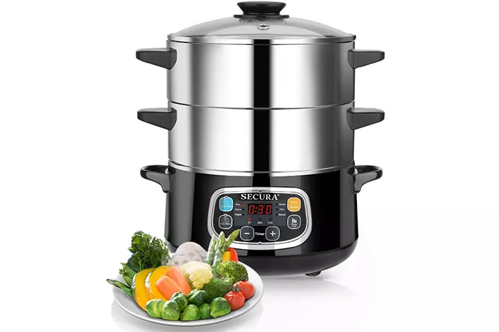 Secura Electric Stainless Steel Steamer