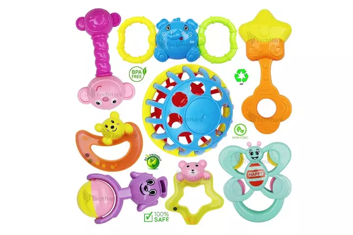 Takehark set of high quality rattles for baby