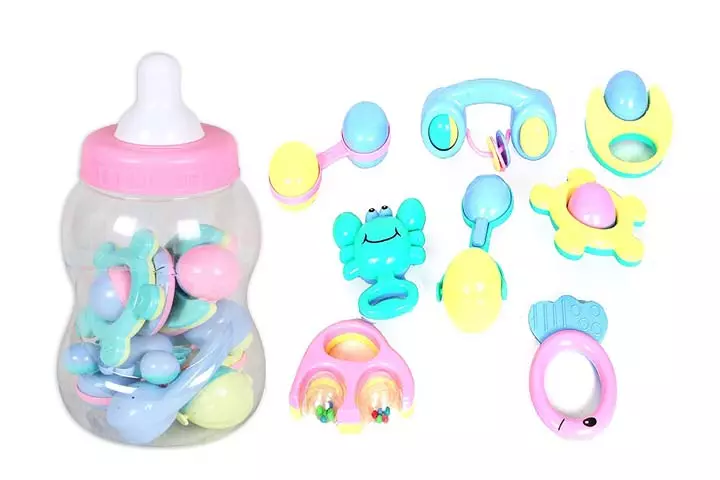 Toys Land 2 in 1 Baby Rattle Toys