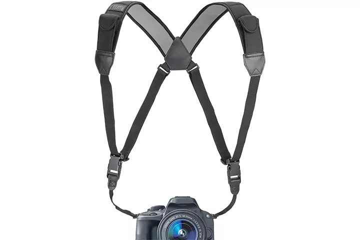 USA Gear DSLR Camera Strap Chest Harness