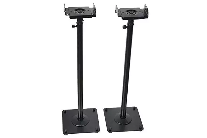 VideoSecu Heavy Duty Satellite Speaker Stand